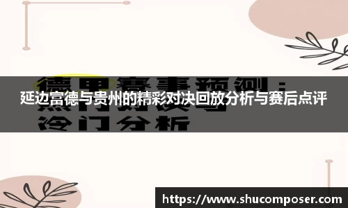 延边富德与贵州的精彩对决回放分析与赛后点评